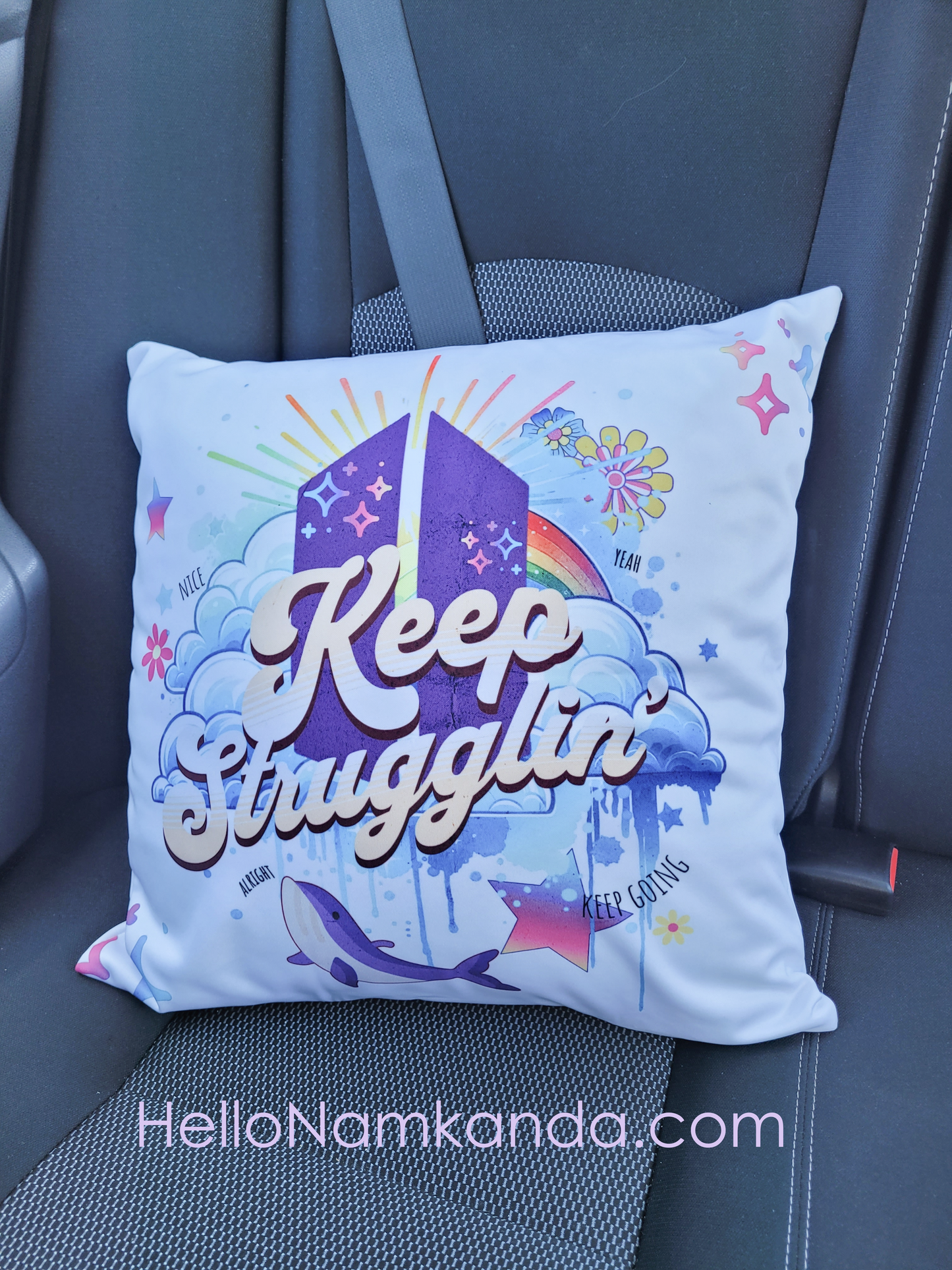 Keep Strugglin' Throw Pillow