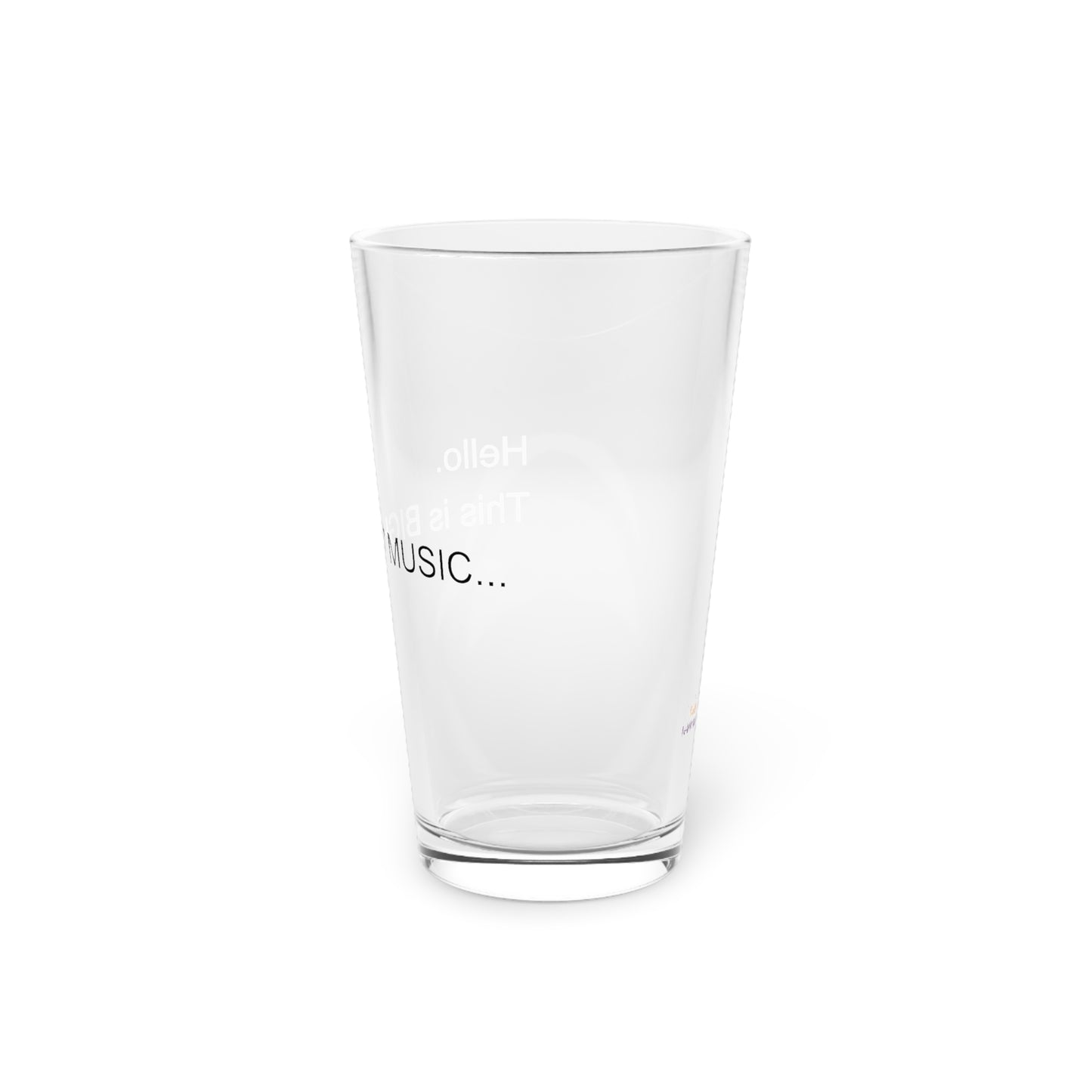 Necessary Pint Glass, 16oz