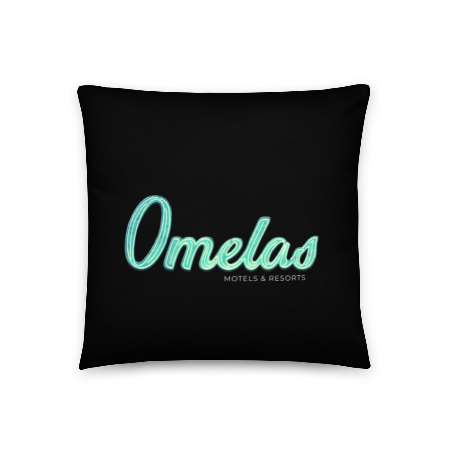 Omelas Motels Throw Pillow