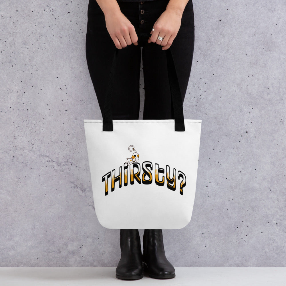 The Thirsty Calico Tote bag