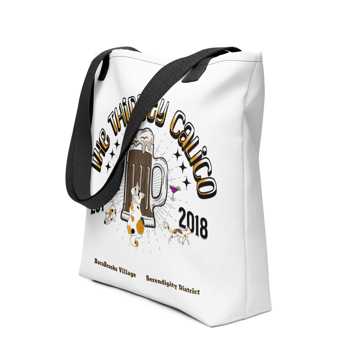 The Thirsty Calico Tote bag