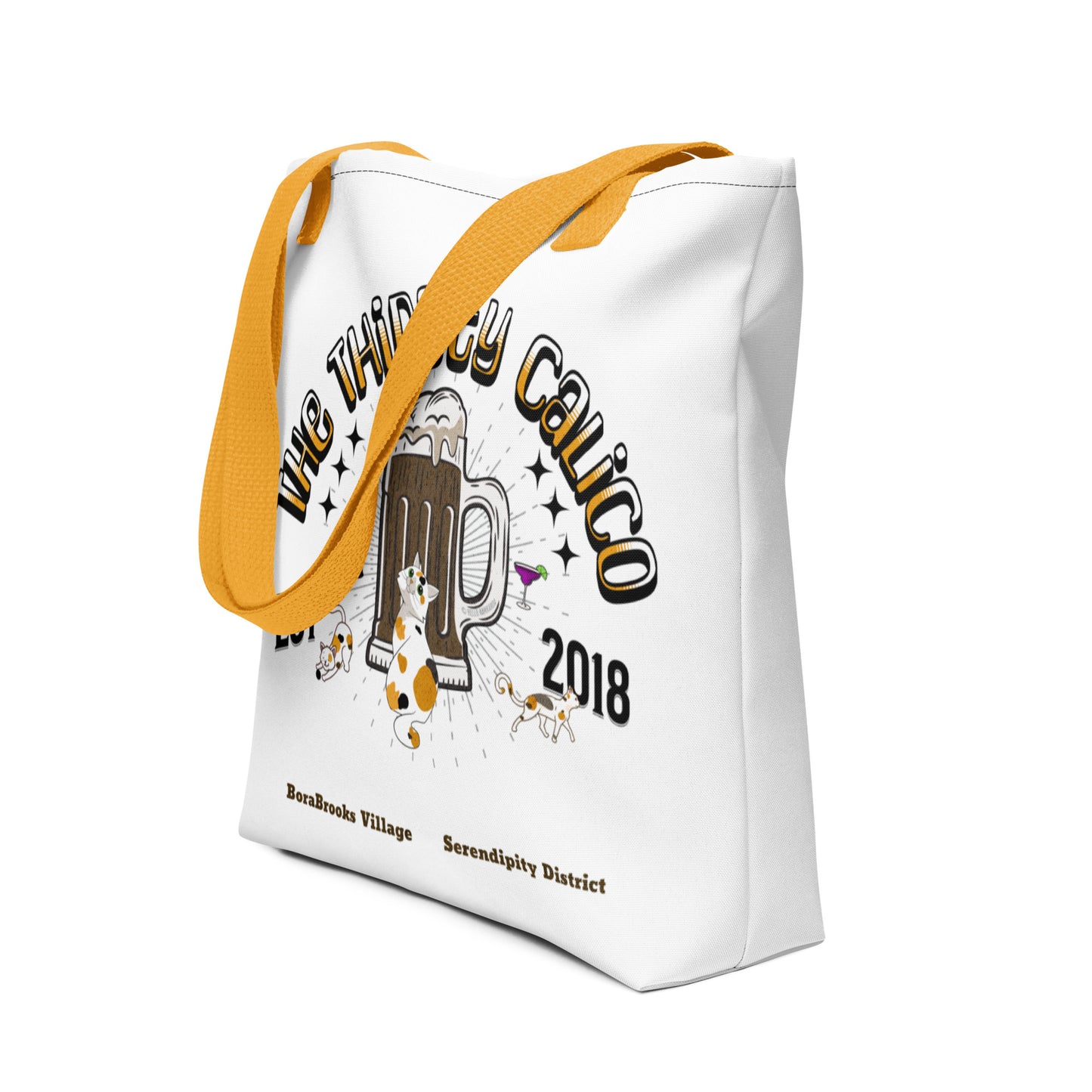 The Thirsty Calico Tote bag