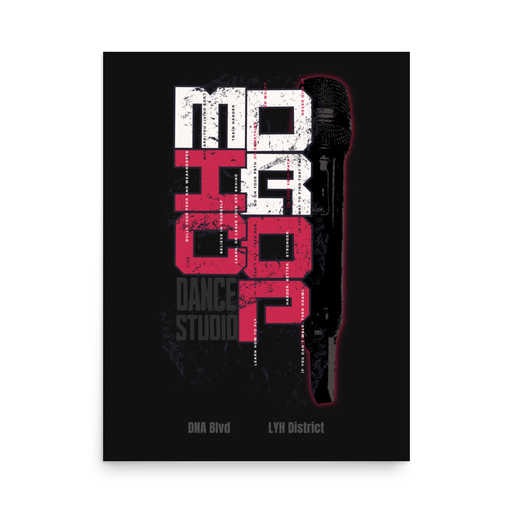 Mic Drop Dance Studio Poster