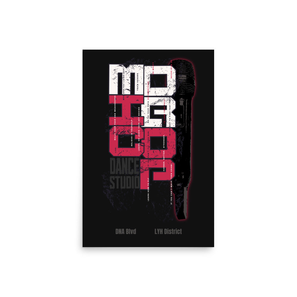Mic Drop Dance Studio Poster