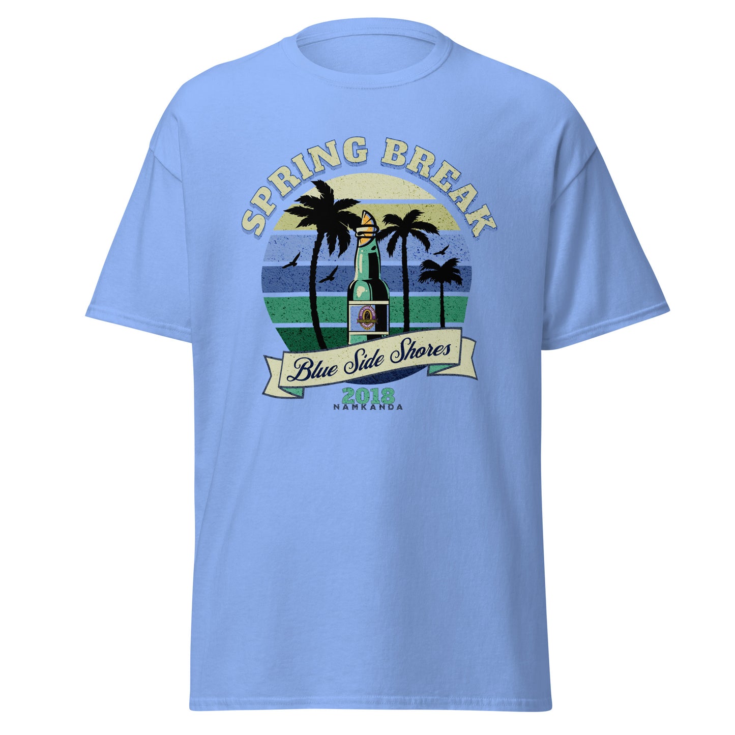 Spring Break-Blue Side Shores Classic Fit Tee