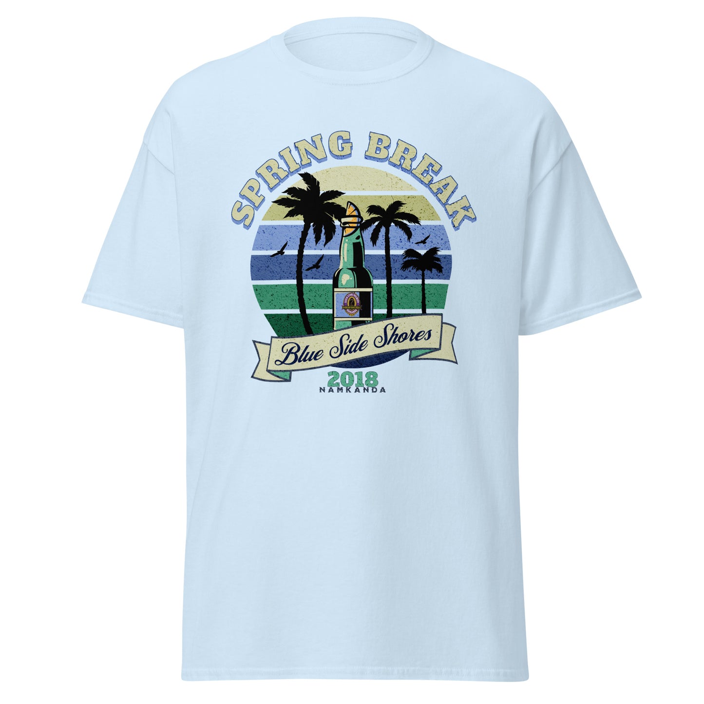Spring Break-Blue Side Shores Classic Fit Tee