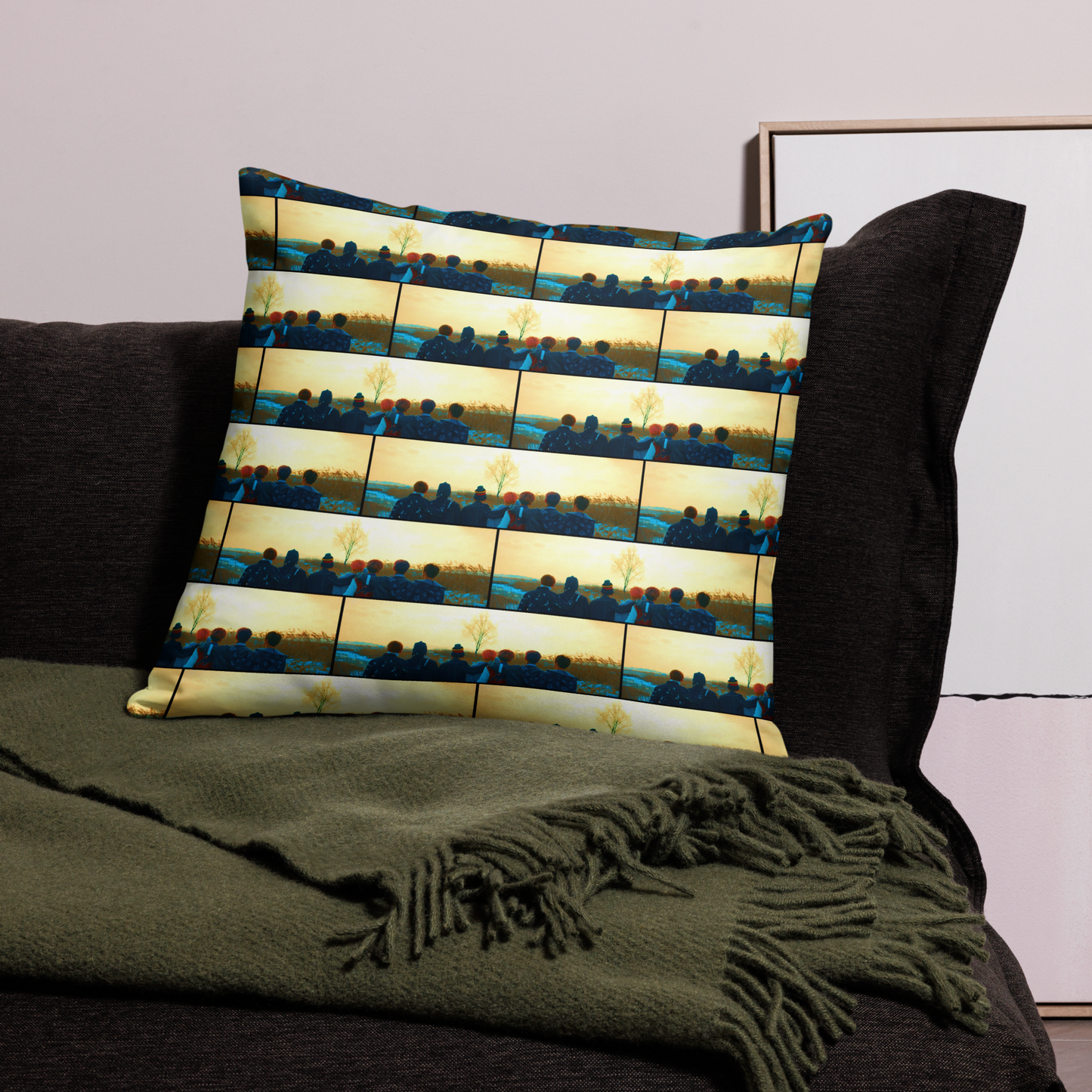 Omelas Motels Throw Pillow