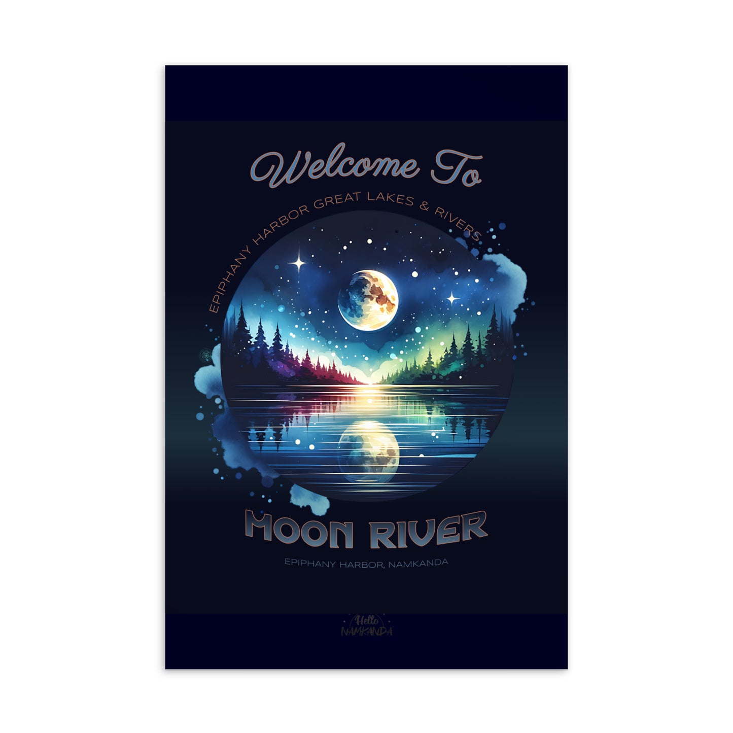 Moon River Postcard