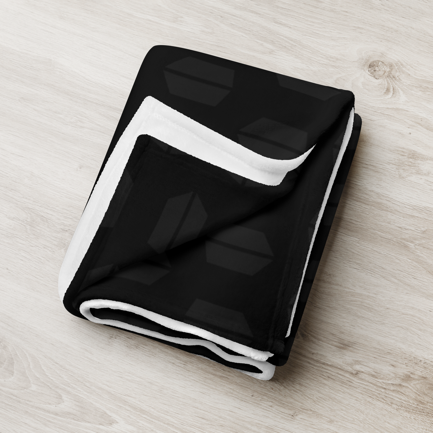 SEVEN Throw Blanket -Black