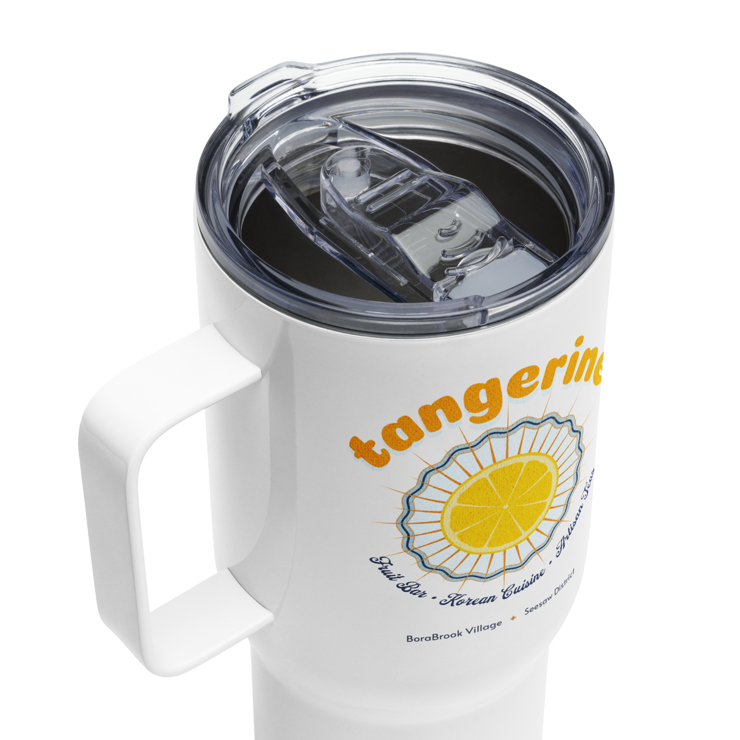 Tangerine Travel Mug