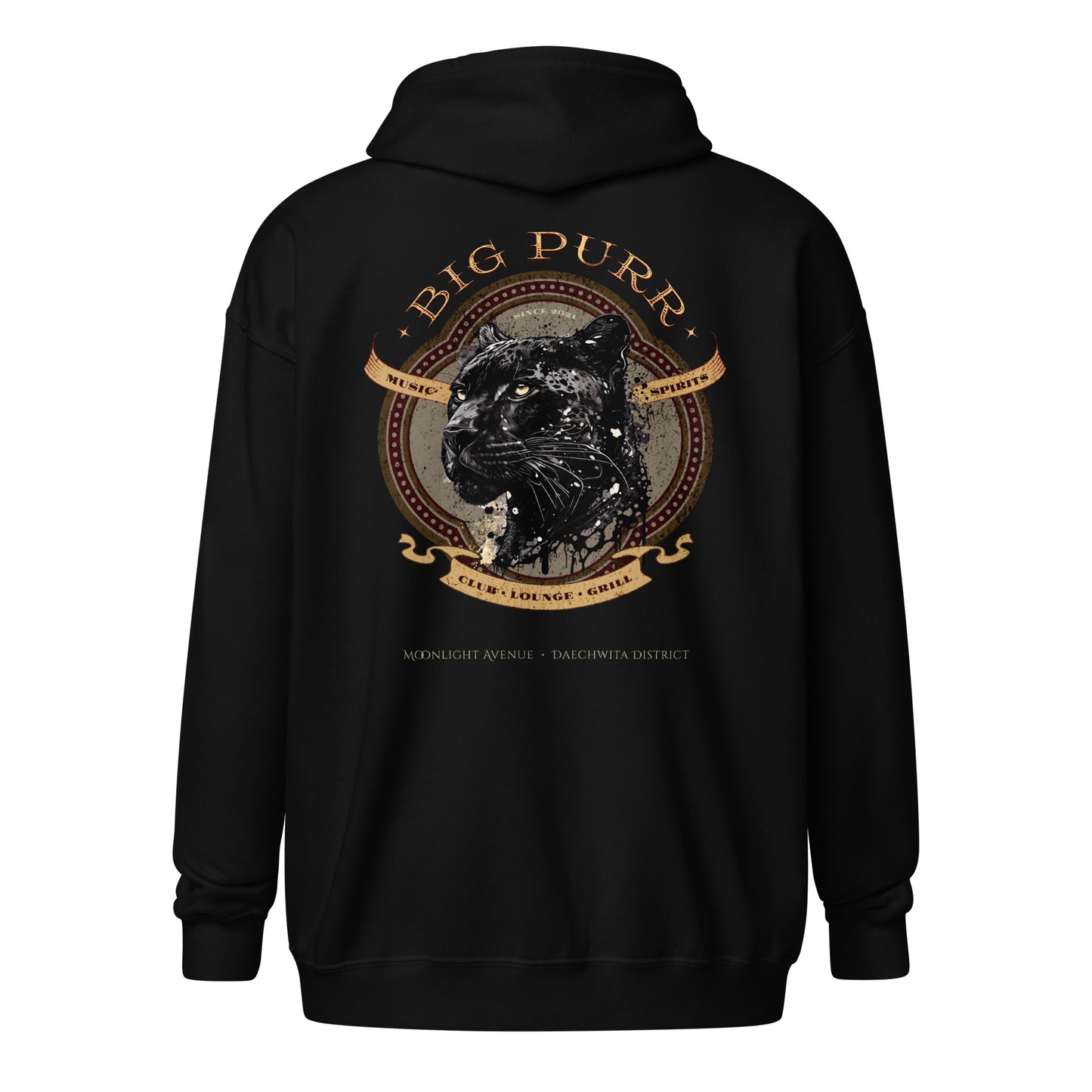 Big Purr Zip Hoodie