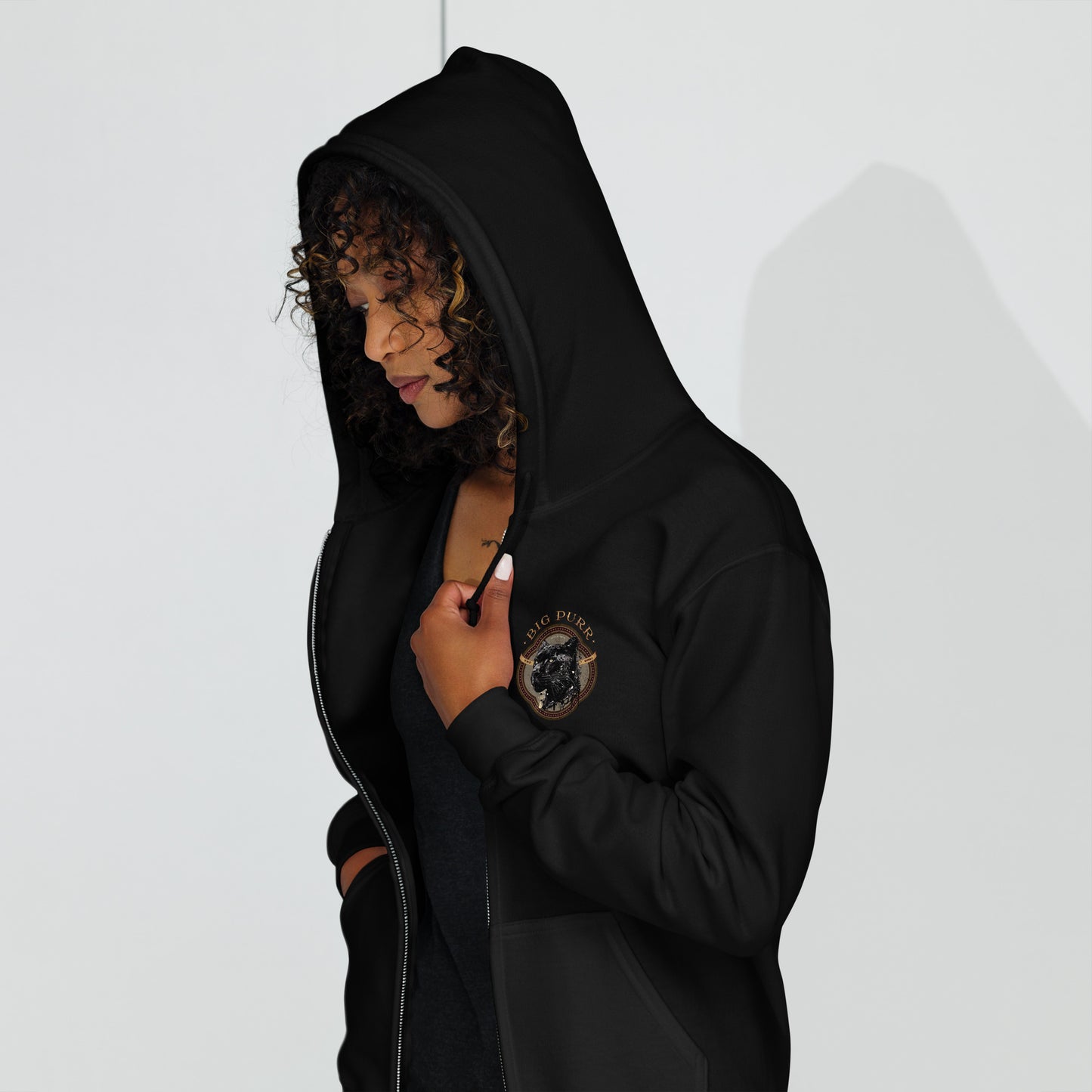 Big Purr Zip Hoodie