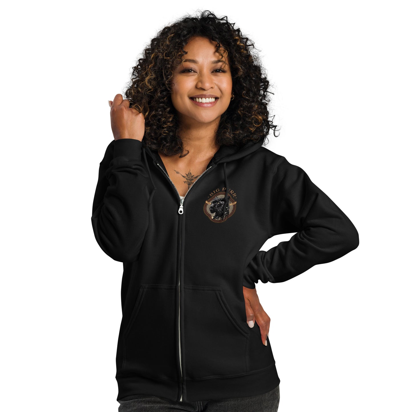 Big Purr Zip Hoodie