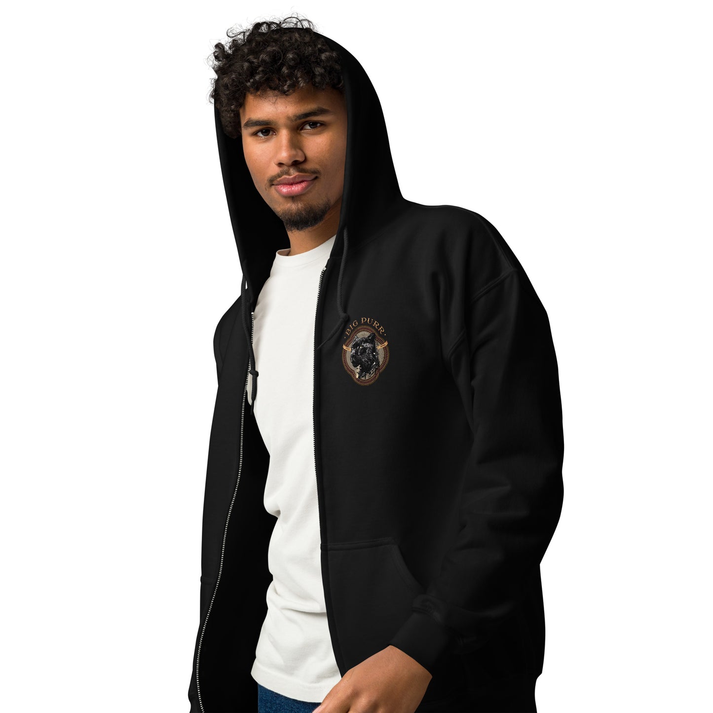 Big Purr Zip Hoodie