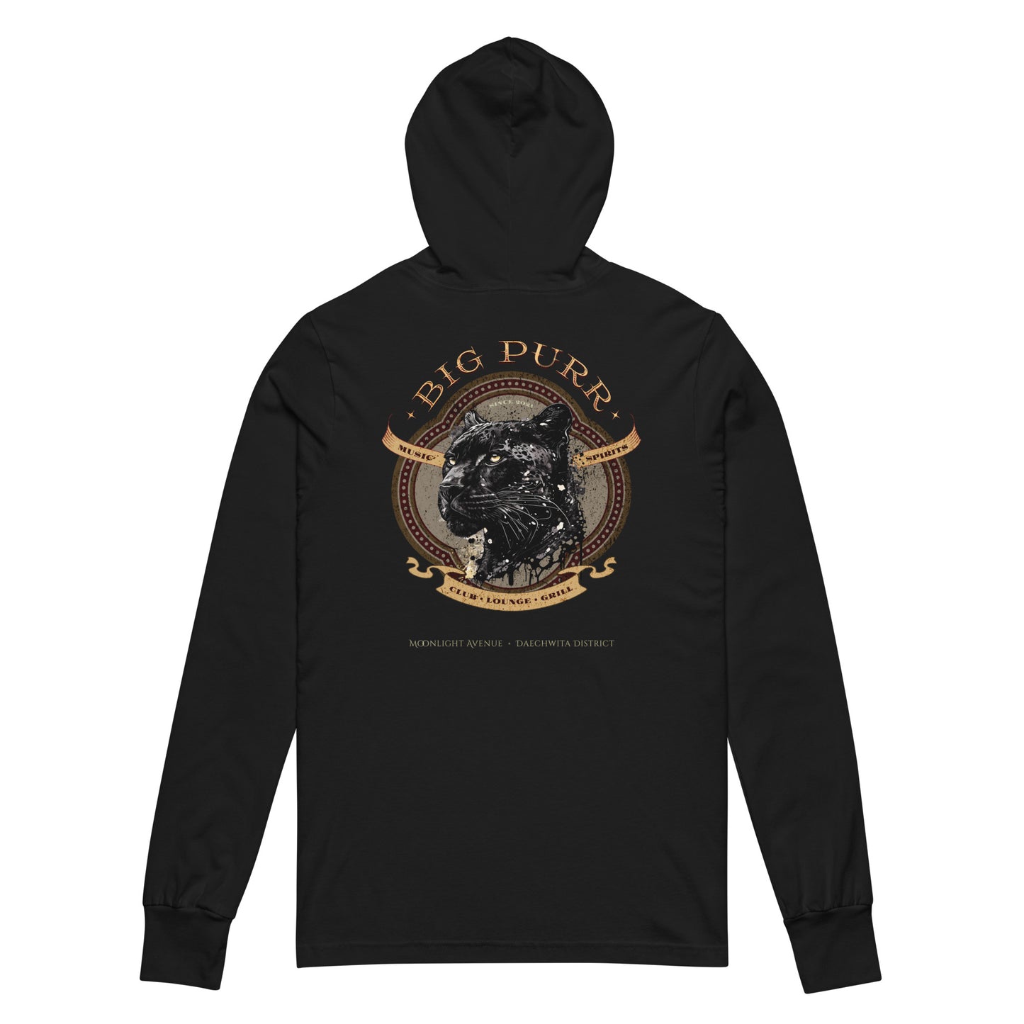 Big Purr Hooded Long-sleeve Tee