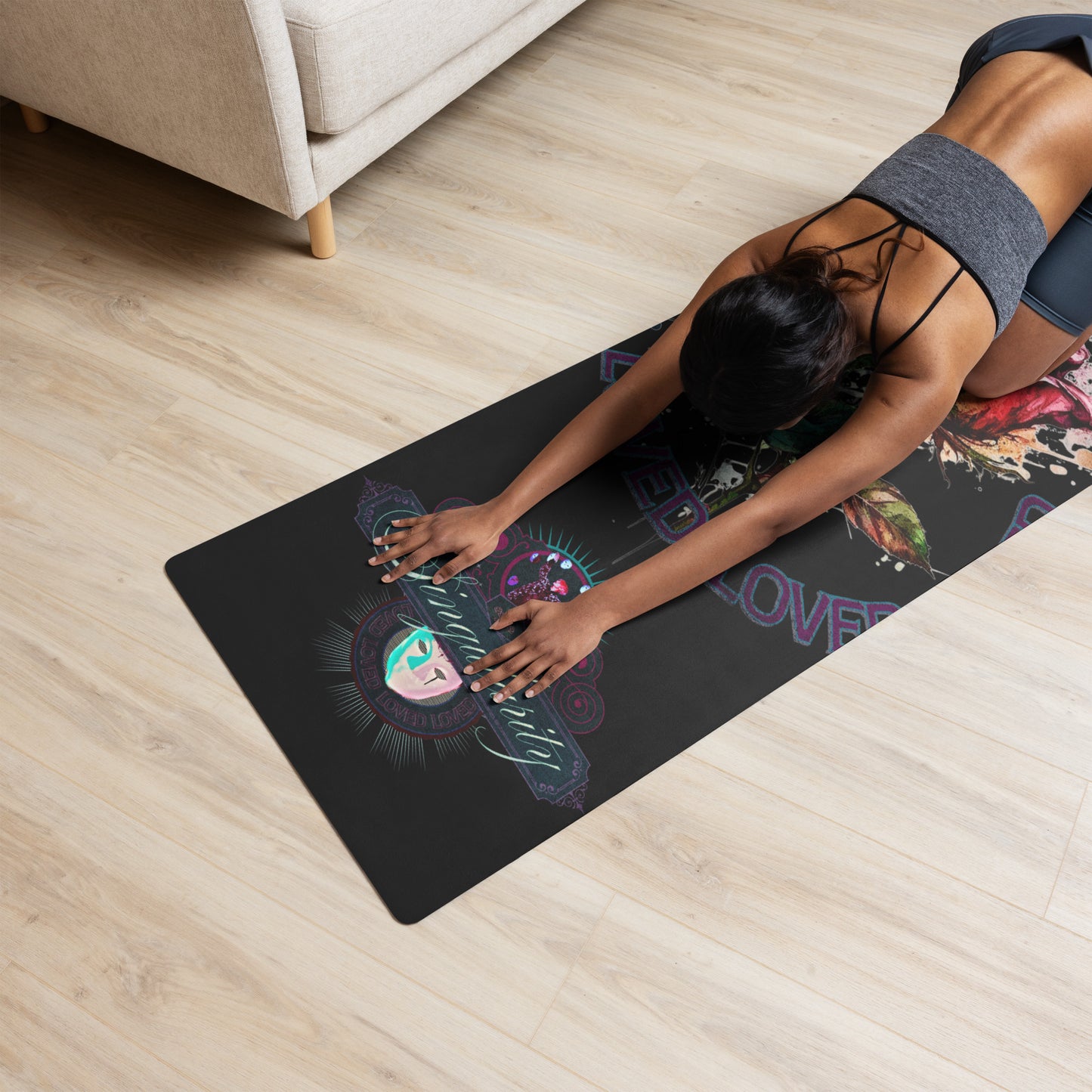 Singularity-Inspired Yoga Mat