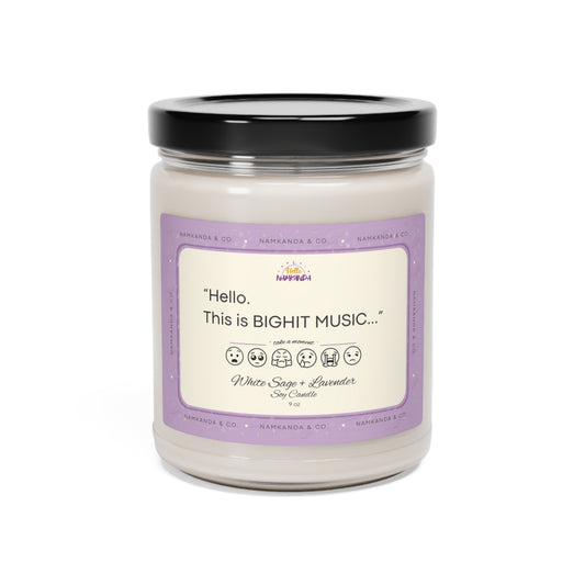 Take a Moment- White Sage + Lavender Scented Candle