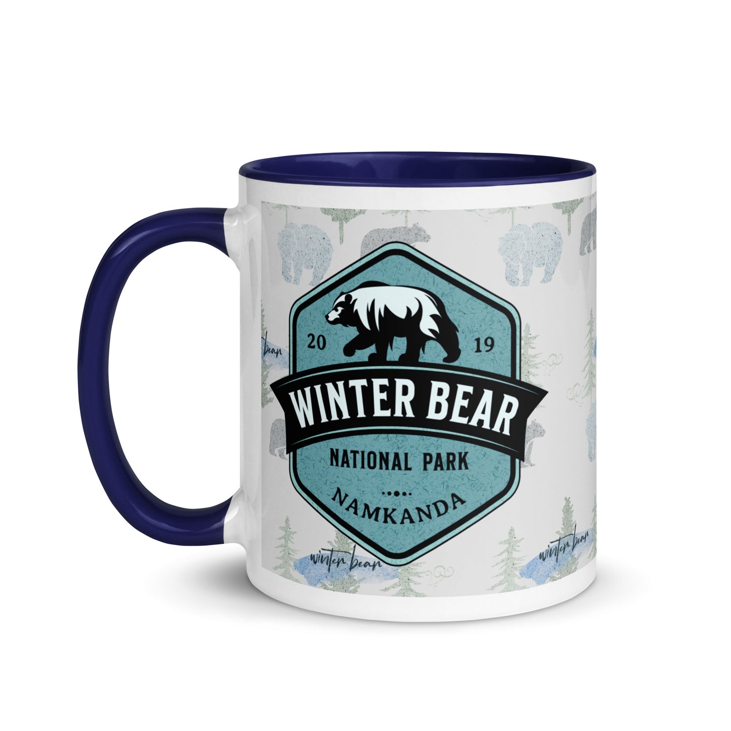 Winter Bear National Park Mug