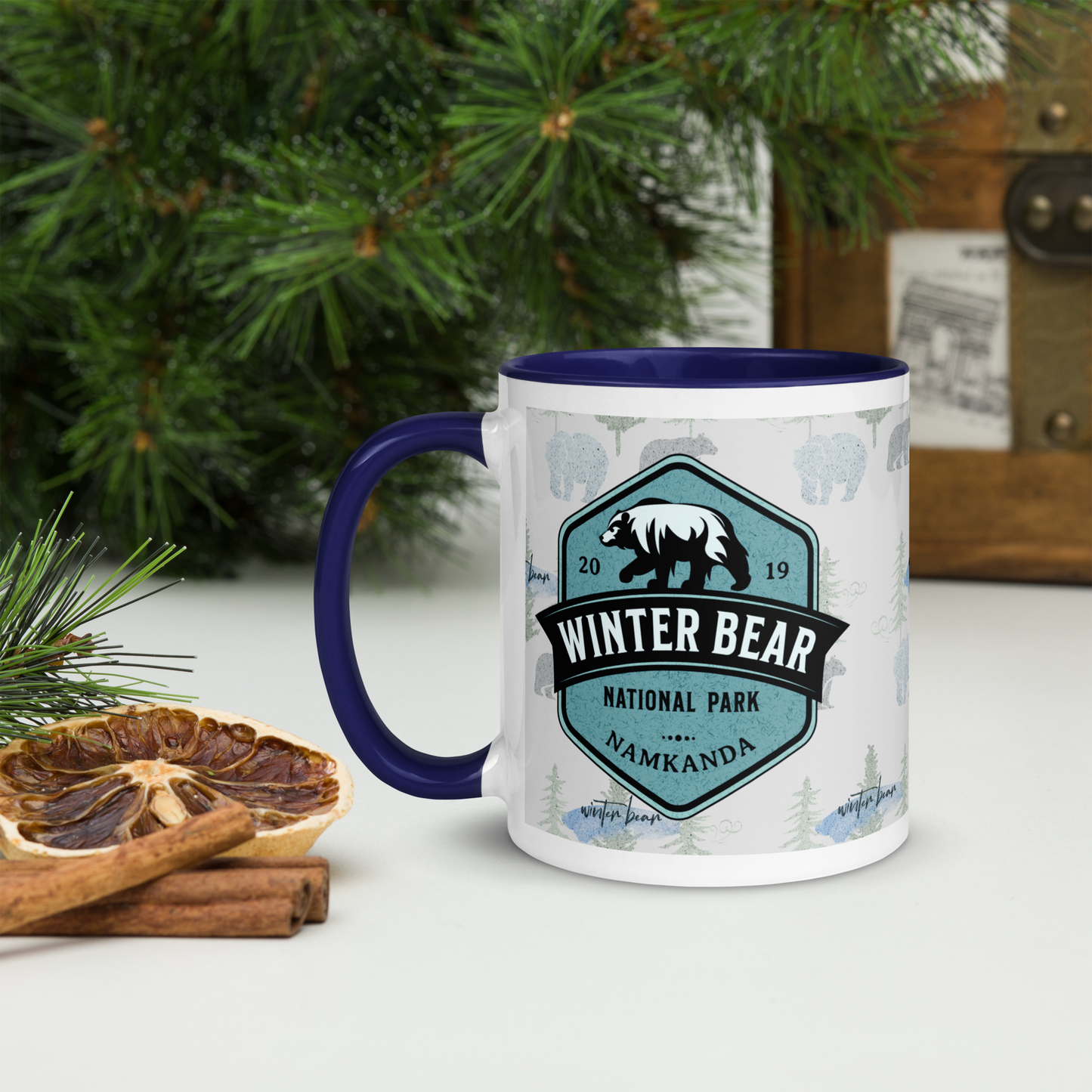 Winter Bear National Park Mug